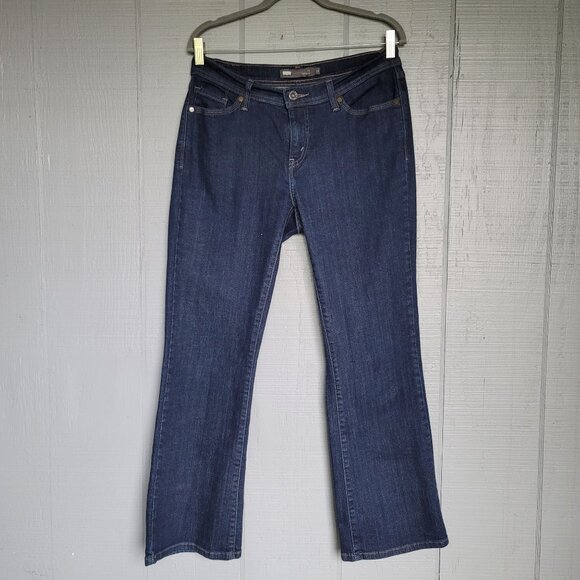Levi's 529 Curvy Bootcut Mid-Rise Denim Jeans. Size 12 - Picture 1 of 6